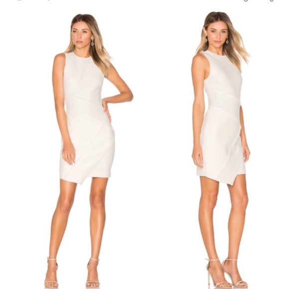 Cinq a Sept Josie frayed sheath cocktail Dress - Picture 1 of 10